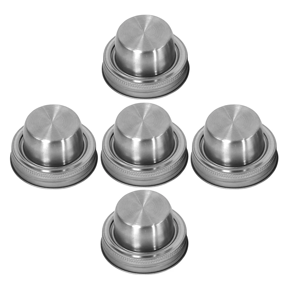 

Mason Jar Shaker Lids Stainless Steel Mason Jar Shaker Tops Mason Jar Spice Lid Cocktail Mixer Flour Filter Shaker Cover