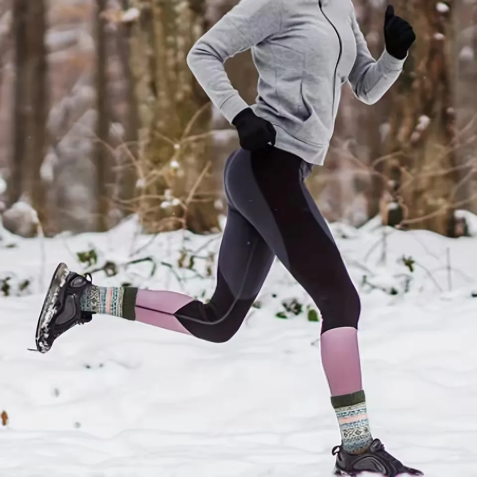 Women's Wool Socks 5 Pairs for Autumn Winter