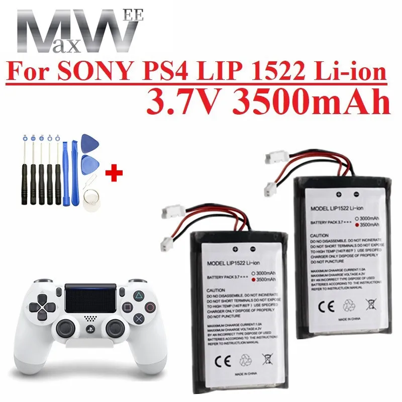 Batterie Pour Manette PS4 Dualshock 4 V1/V2 - JLK Avec 2 Connecteurs - Neuve