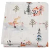 Muselina Bebe Algodon 120 X 120cm 70%bamboo+30% Cotton 2 Layers Newborn Baby Bath Towel Wrap Muslin Swaddle Blankets 47 Inches 5
