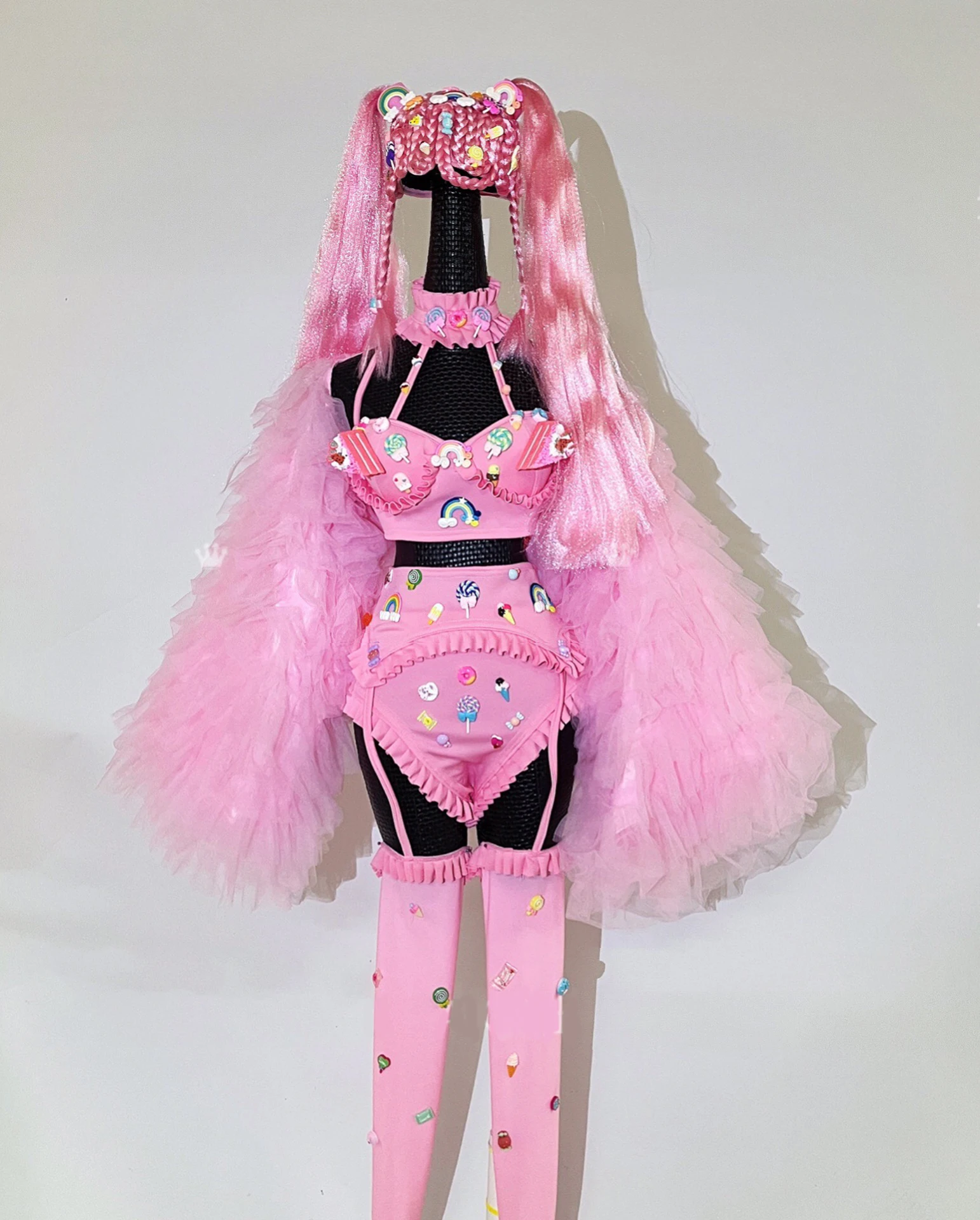 Traje-de-bailarina-de-Gogo-para-club-nocturno-traje-de-escenario-de ...