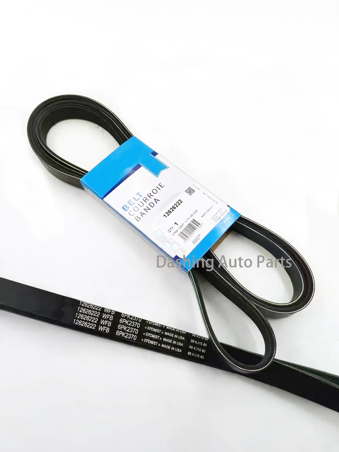Belt Generator power steering pump belt 12626222 For GMC SAVANA YUKON Cadillac Escalade Hummer Chevrolet AVALANCHE 6PK2370