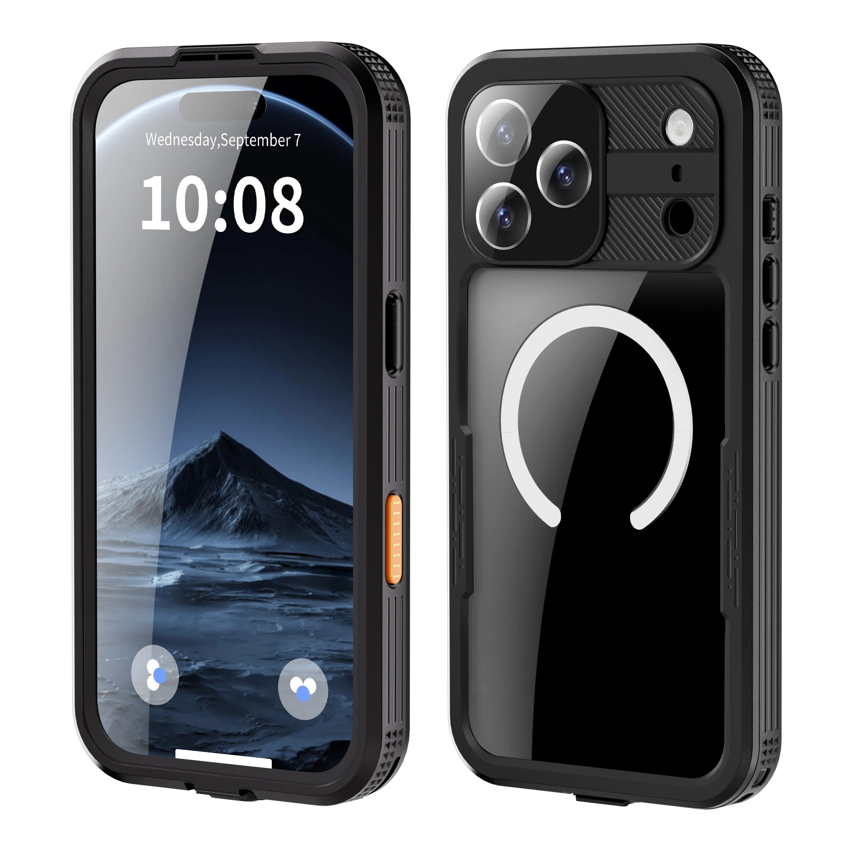 Universal IP68 Waterproof Phone Case with Floating Ring and Touch Accessibility