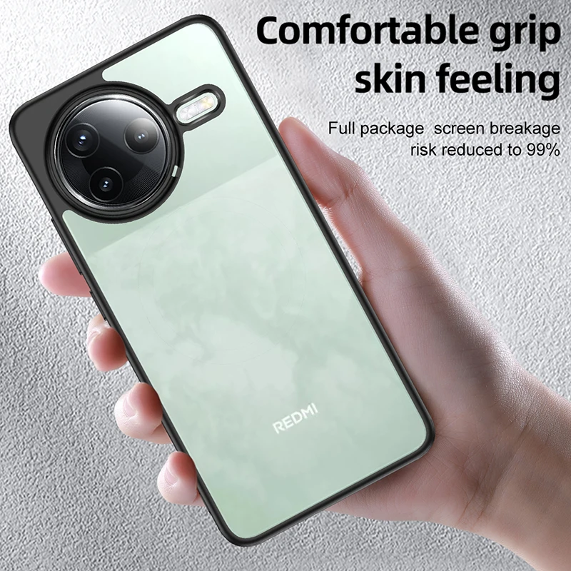Crystal Clear Shockproof Camera Protection Case - Transparent Cover