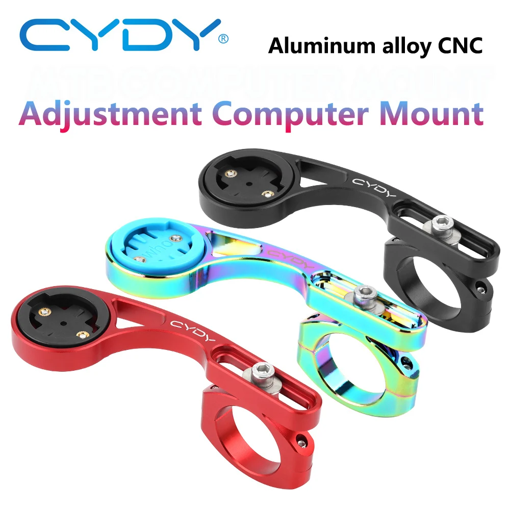 Cydy Mtb Bike Computer Mount Per Garmin Edge 130 520 820 Portabiciclette Bryton Rider 420 Wahoo Igpsport Xoss G + Lega Di Alluminio