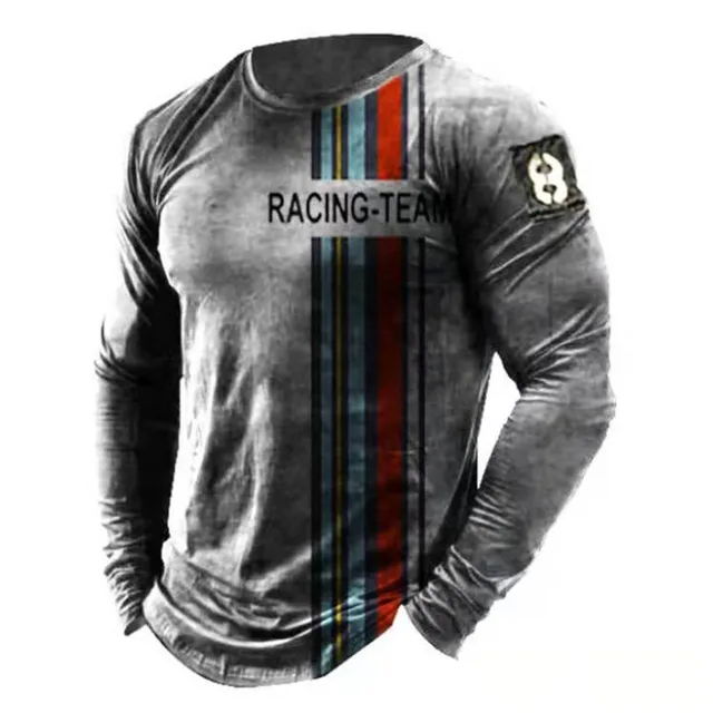 Vintage T Shirts 3d Printed Casual Long Sleeves Men's Loose Oversized T Shirts O Neck Comfort Sweatshirts European Clothes 5xl 9