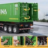 1/18 RC Container Truck 9CH Alloy Remote Control Truck 1317 Lighting Sound Body Can Be Separated Kids Toys Vehicle Boys Gifts 4