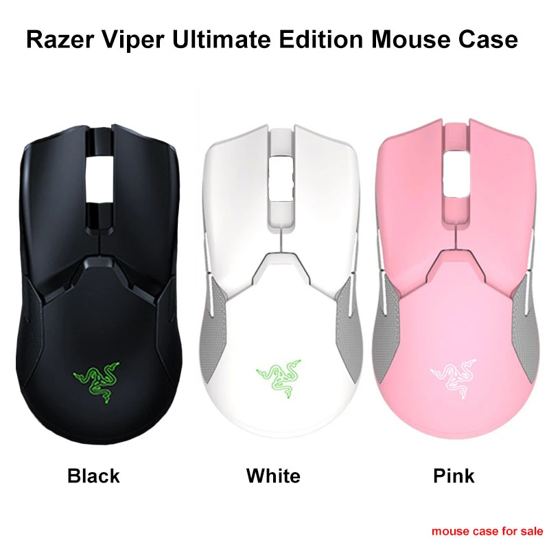 pink computer mouse For Razer Viper Ultimate Edition Laptop Dual Mode Gaming Wireless Mouse 74g Lightweight Shell Top Cover Replacement Accessories mouse computer mouse