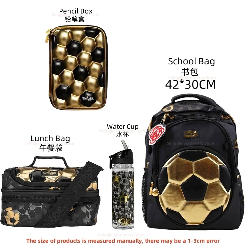 thumbnail image 1 of Mochila de estudio para niños Smiggle de Australia auténtica, material de oficina para estudiantes, bolsa para el almuerzo, caja para lápices, taza de agua, mochila de anime, regalo, 1 of 5