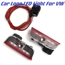 

2PCS Car Led Door Logo Projector Decor Lamp Welcome Light For VW Golf Passat CC T-ROC Touran Scirocco Tiguan Jetta R Gti Sagitar