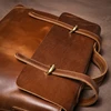 Genuine High Grade Retro Leather Briefcase Classic Men's Handbag Luxury Messenger Bag Office Computer Bags For 15 Inch Laptop 5