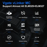 Vgate vLinker MC+ ELM327 V2.2 Bluetooth 4.0 Wifi Car Scanner OBD2 Auto Diagnostic Tool OBD 2 Scan PK ELM 327 V1.5 2
