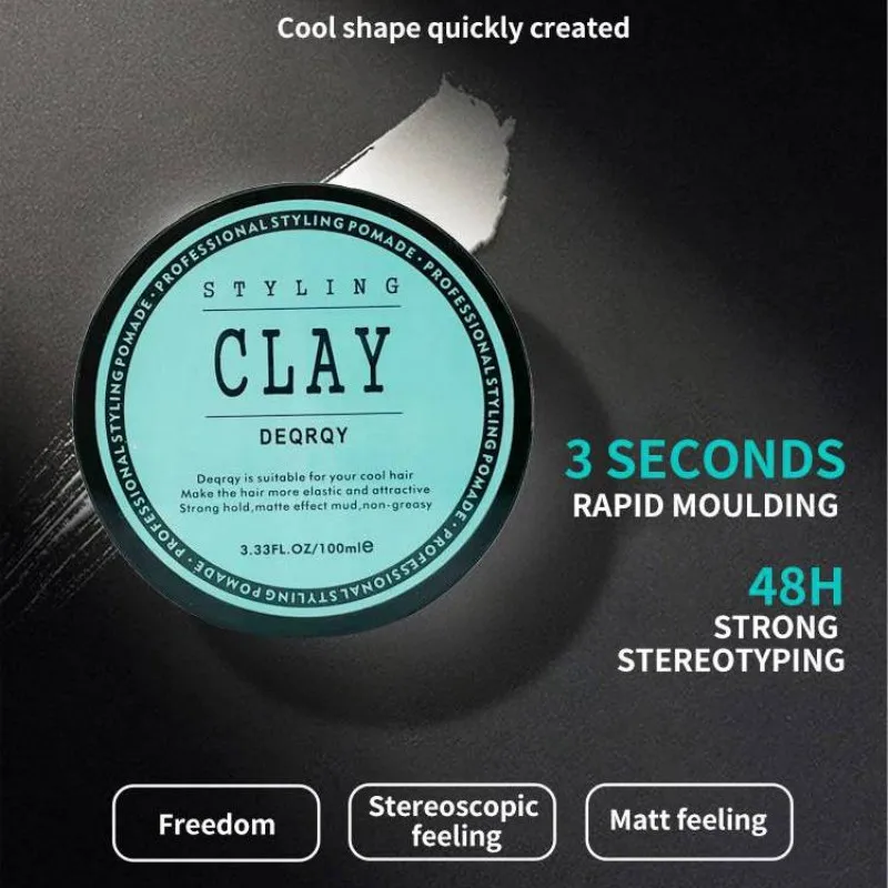 1pc/3pcs Forming Crew Hair Clay Men's Matte Texture to Create a Long lasting Styling and Fragrant Hair Wax
