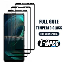 Premium Full Coverage Tempered Glass Screen Protector (1 - 3 Pack) - 3Piece (Xperia 1 III)