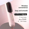 Negative Ion USB Charging Wireless Straightening Comb Portable Home Clamp Straight Roll Dual-Use Hair Straightener 6
