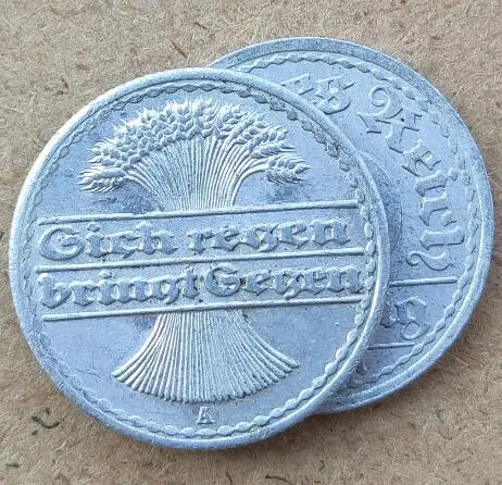 23mm 바이마르 독일, 100% 진짜 기념주화, 오리지널 컬렉션