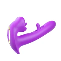 2-in-1-Klitoris-Vibrator mit realistischen Lippen für Frauen, G-Punkt-Sexspielzeug mit 10 schlagenden, vibrierenden und leckenen Zungenmodi, Masturbator 6