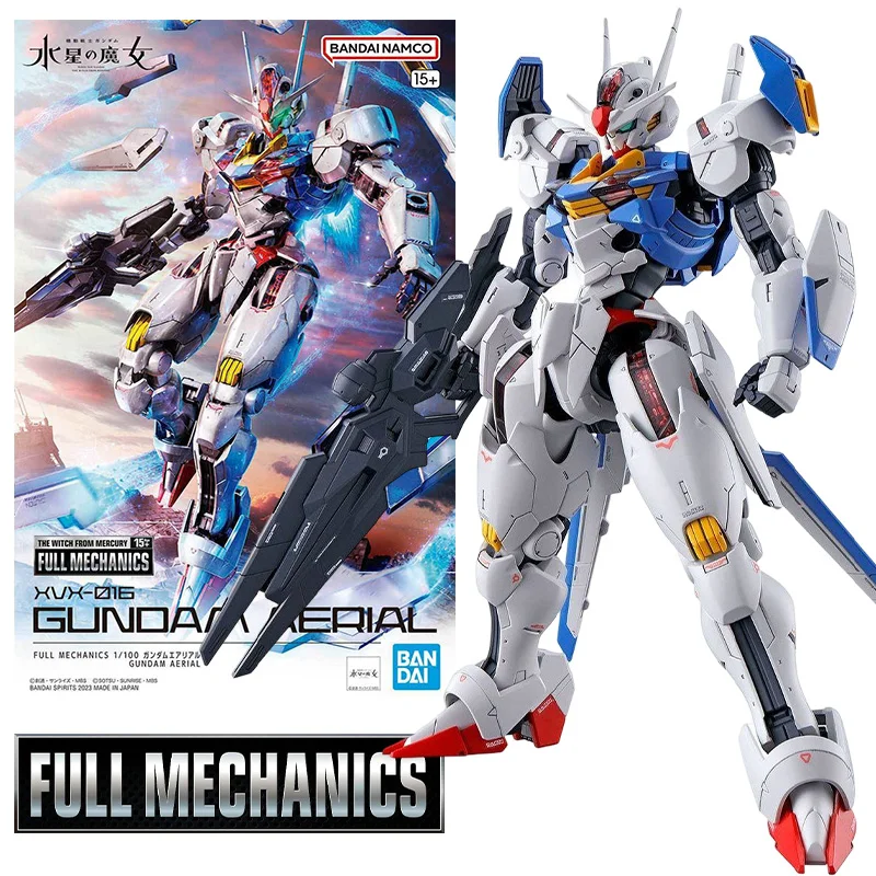 Bandai Original Full Mechanics Fm 1/100 The Witch From Mercury Gundam  Aerial Anime Action Figure Assembly Model Kit Toy Gift - Action Figures -  AliExpress