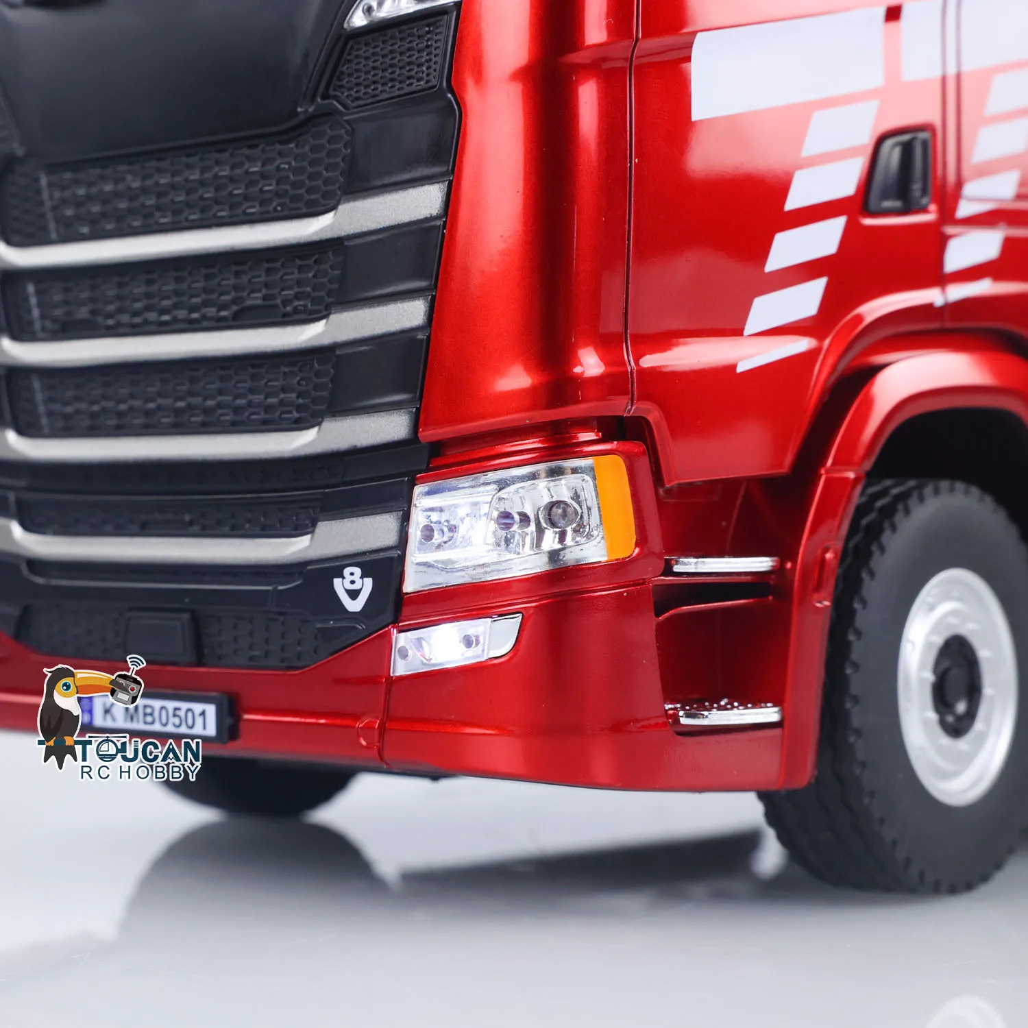 HUINA 1/18 770S プラスチック 1501 RC トラクタートラック完成モデル