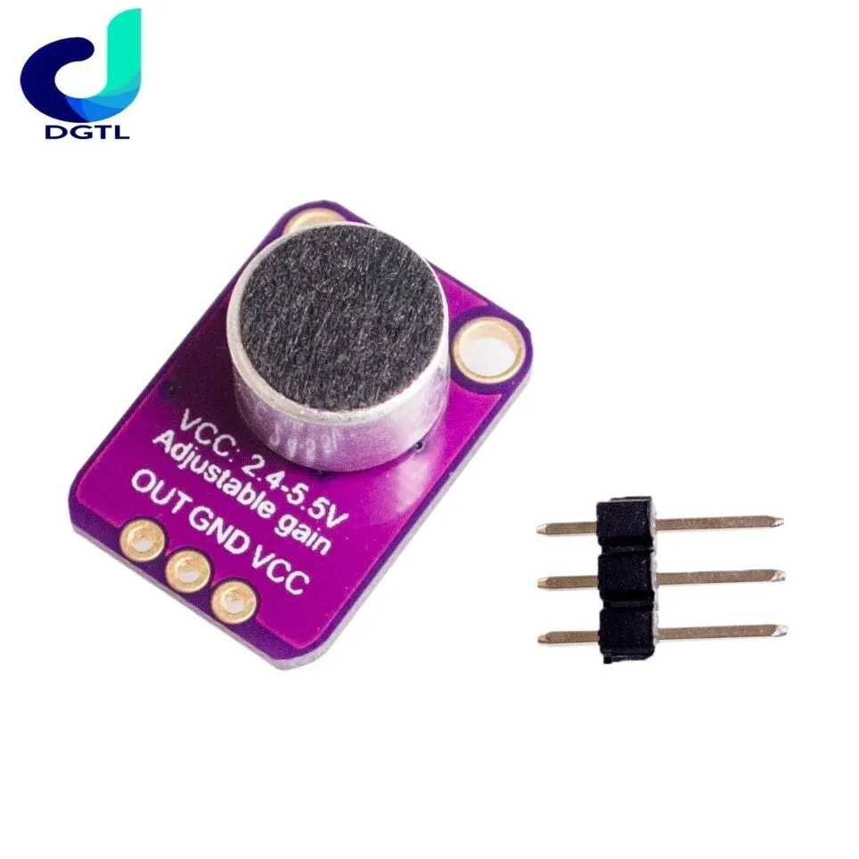 

GY-MAX4466 electret microphone amplifier MAX4466 adjustable amplifier module