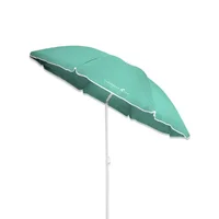 Beach Umbrella UV Protection 6ft Arc Coverage Vented Canopy Adjustable Tilt Collapsible Rust Resistant Lightweight Carry Case 1
