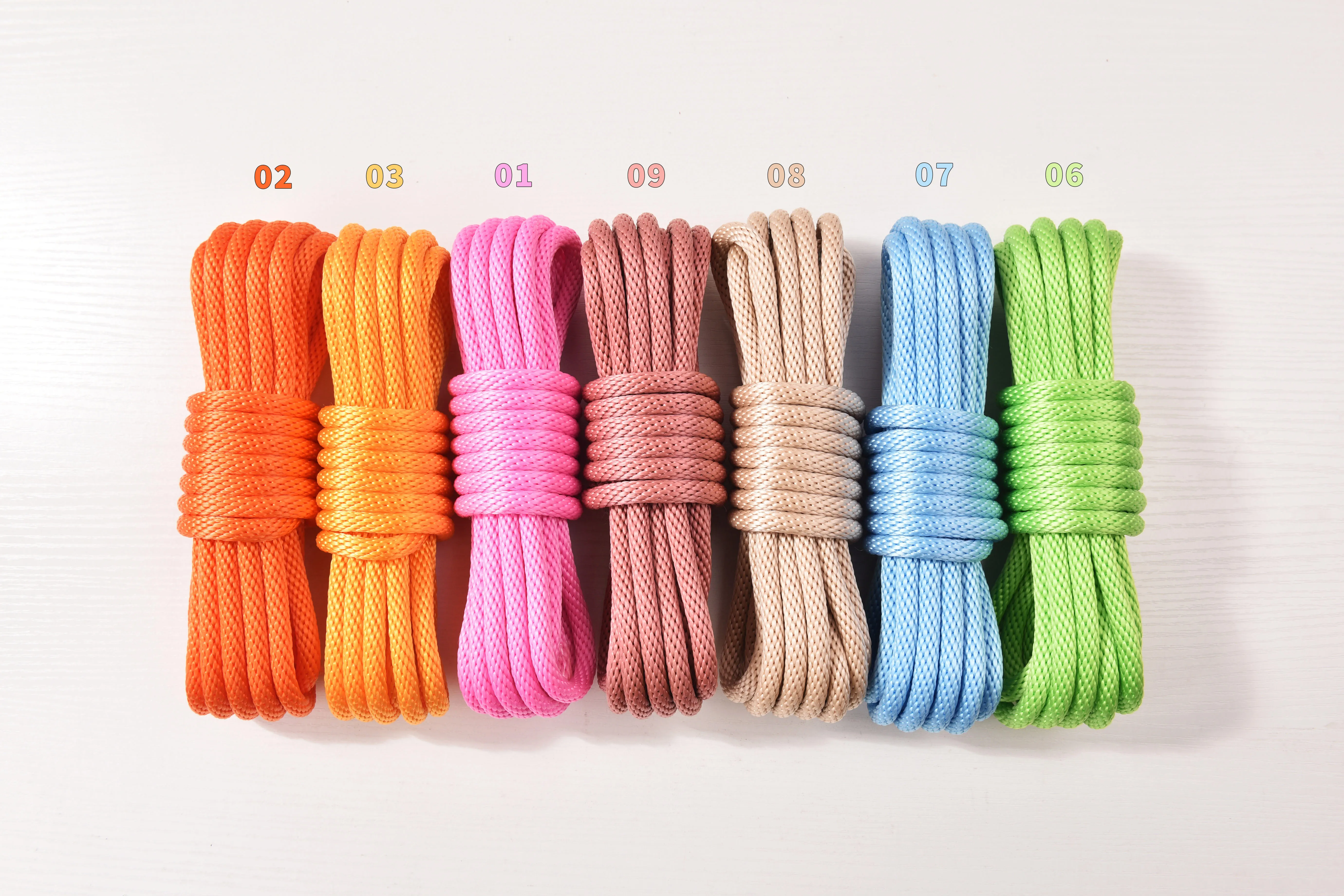 Enhanced Spiral Pattern 9mm Braid Rope