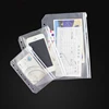 TETP 10pcs A5/A6/A7 Plastic Zipper Bags Pockets DIY Hand Account Collect Storage For Ring Notebook Binder Thicken Resealable 5