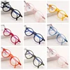 Fashion Kids Anti-blue Light Glasses Vintage Round Frame Boys Girls Computer Glasses Protection Eyeglasses Plain Glasses 1