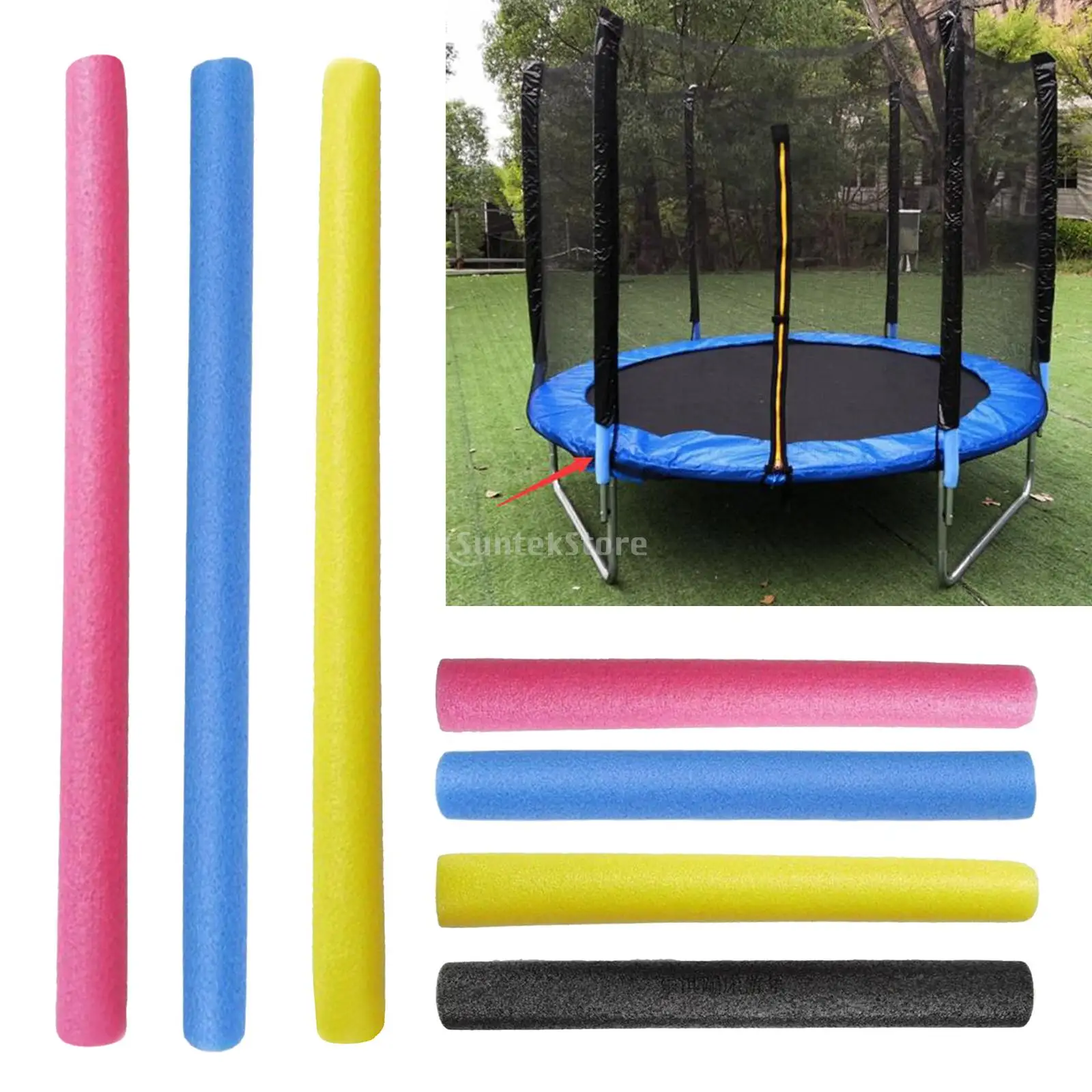 TrampolinePolesCoverPaddingFoamTubing40CM90CMFoamedPipeSponge