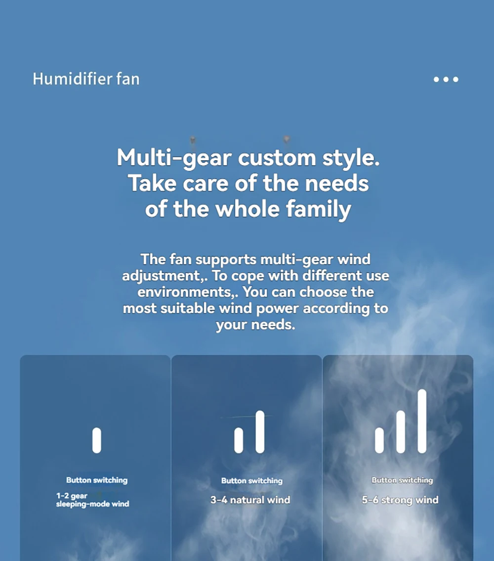 Mini Air Cooler Humidification Cooling USB Silent Timed Air Conditioning Fan Colorful Lights Night Light Led Screen 6 Wind Speed