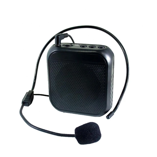 Altavoz para profesores, amplificador de voz portátil con micrófono, Mini  Audio con cable, sonido estéreo Natural - AliExpress