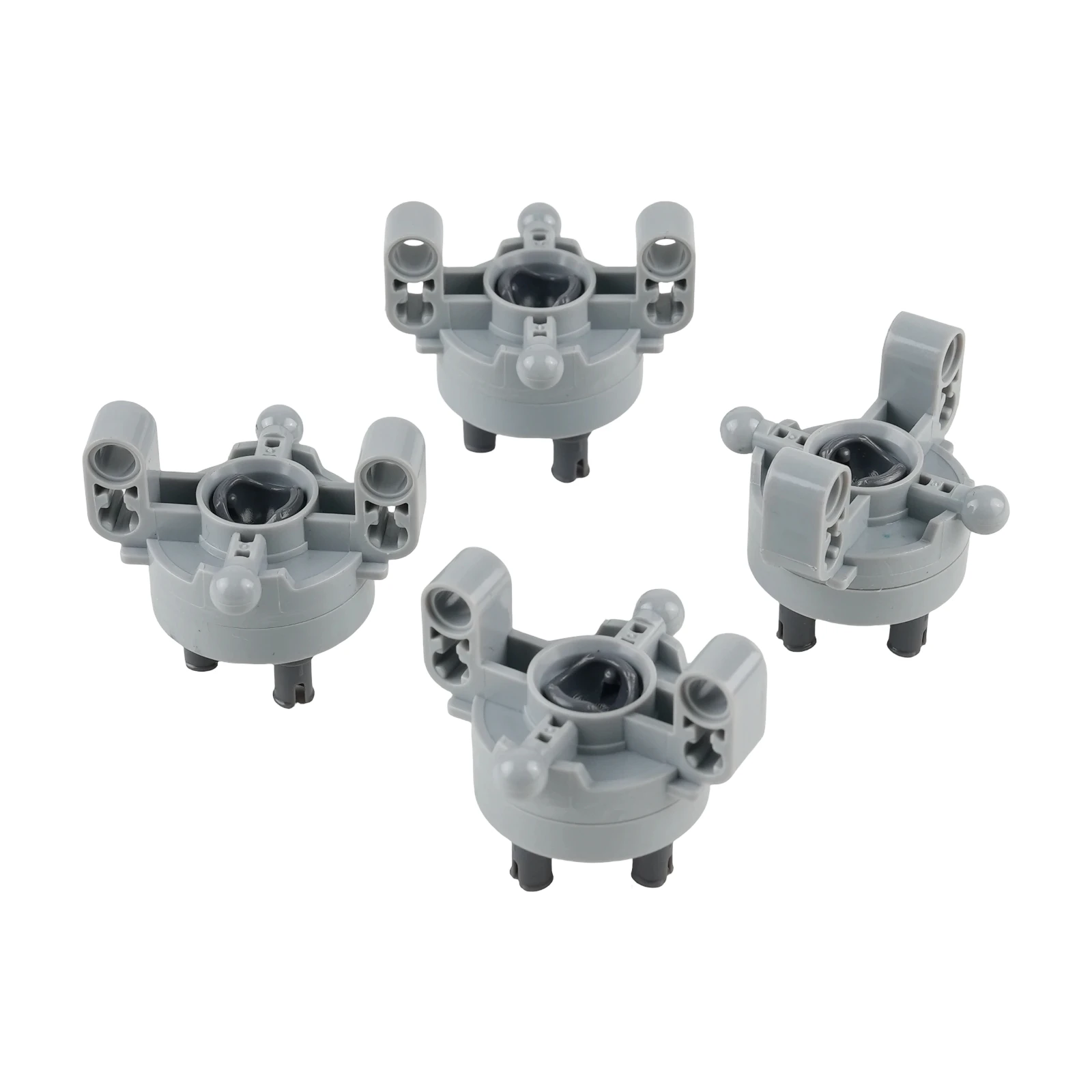 4PCS/8PCS 46490+52731 휠 허브 카단 볼 기술 빌딩 블록 부품 서스펜션 드라이브 액슬 조인트 스티어링 MOC 브릭 장난감