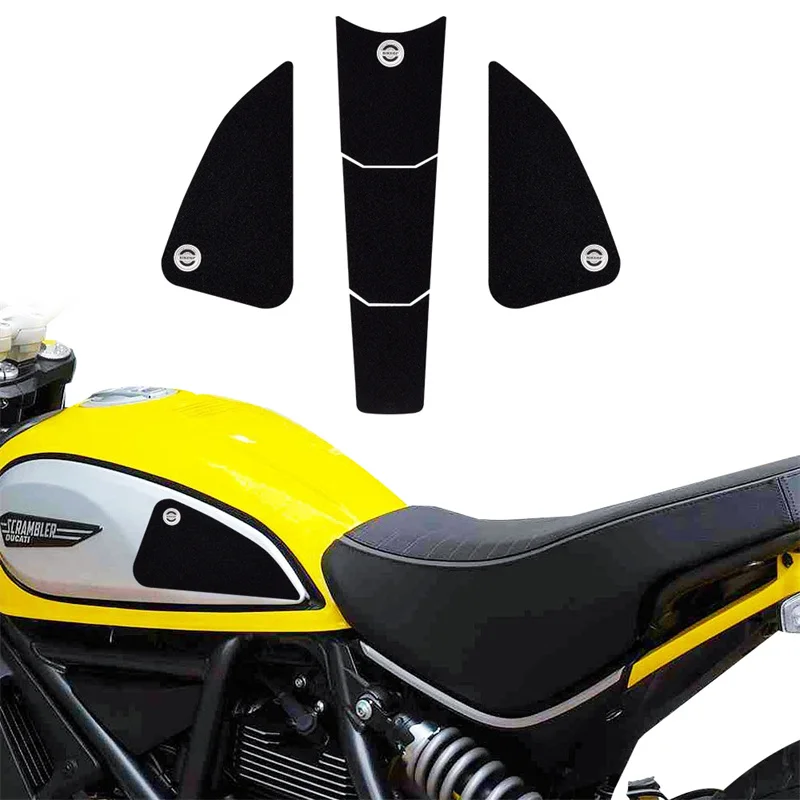 

3 шт., резиновые матовые наклейки для топливного бака DUCATI SCRAMBLER 800