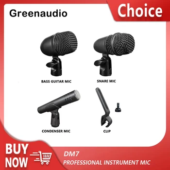 Accessori per microfono per strumenti professionali DM7 per batteria jazz per basso