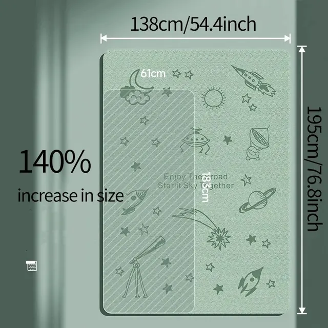 초대형 사이즈 TPE 요가 매트