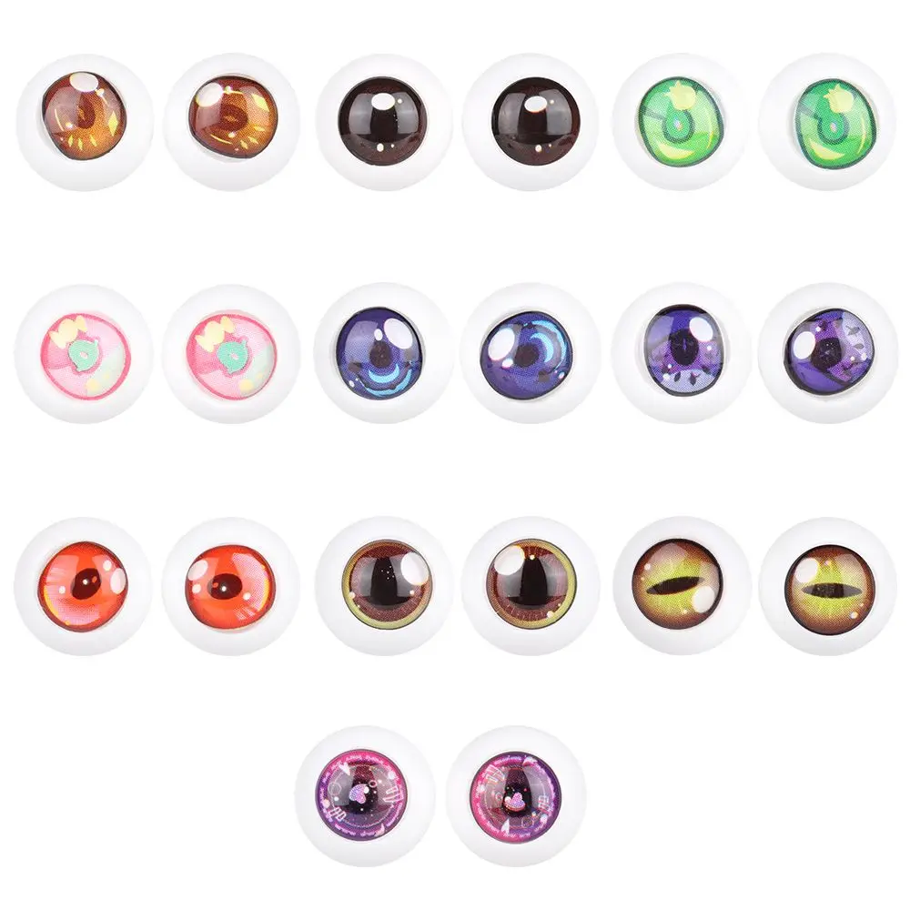 Plastic Doll Safety Eyes for BJD Dolls DIY Accessories
