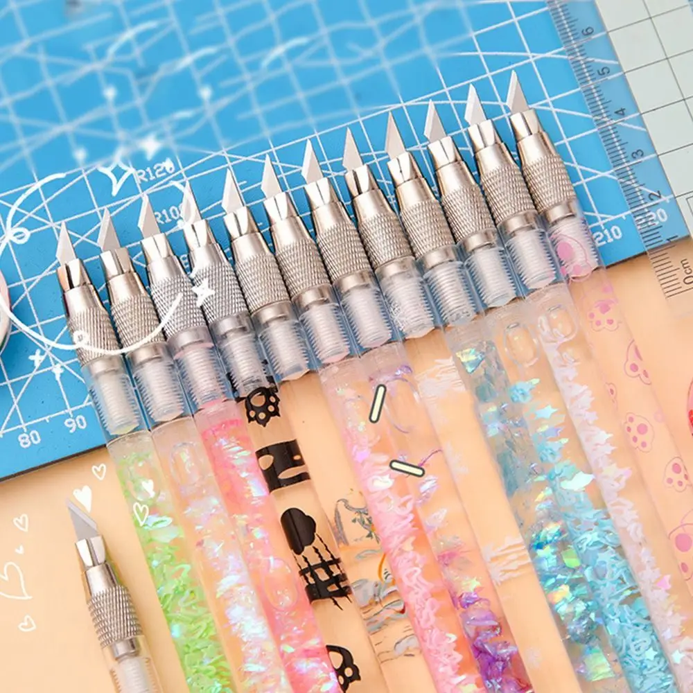 유용한 DIY 스크랩북 수제 공예품 손 보호용 핸드 아카운트 공예 도구 블레이드 커터 종이 커터 커팅 나이프