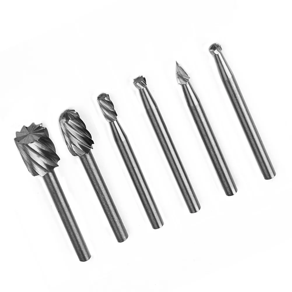 

6pcs High Speed Steel Rotary Tools Drill Bits Set 39mm For Wood Marble Metal Material Power Tool Accessories High Quality