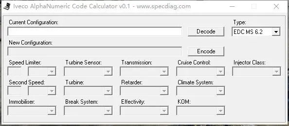 

For IVECO ALPHANUMERIC CODE CALCULATOR v0.1