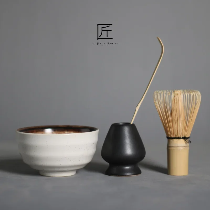 1/4pcs chinese Matcha Set Safe Bamboo Whisk Teaspoon Tea Sets Indoor Beverage Shop Tea-making Tools Accessories business gift