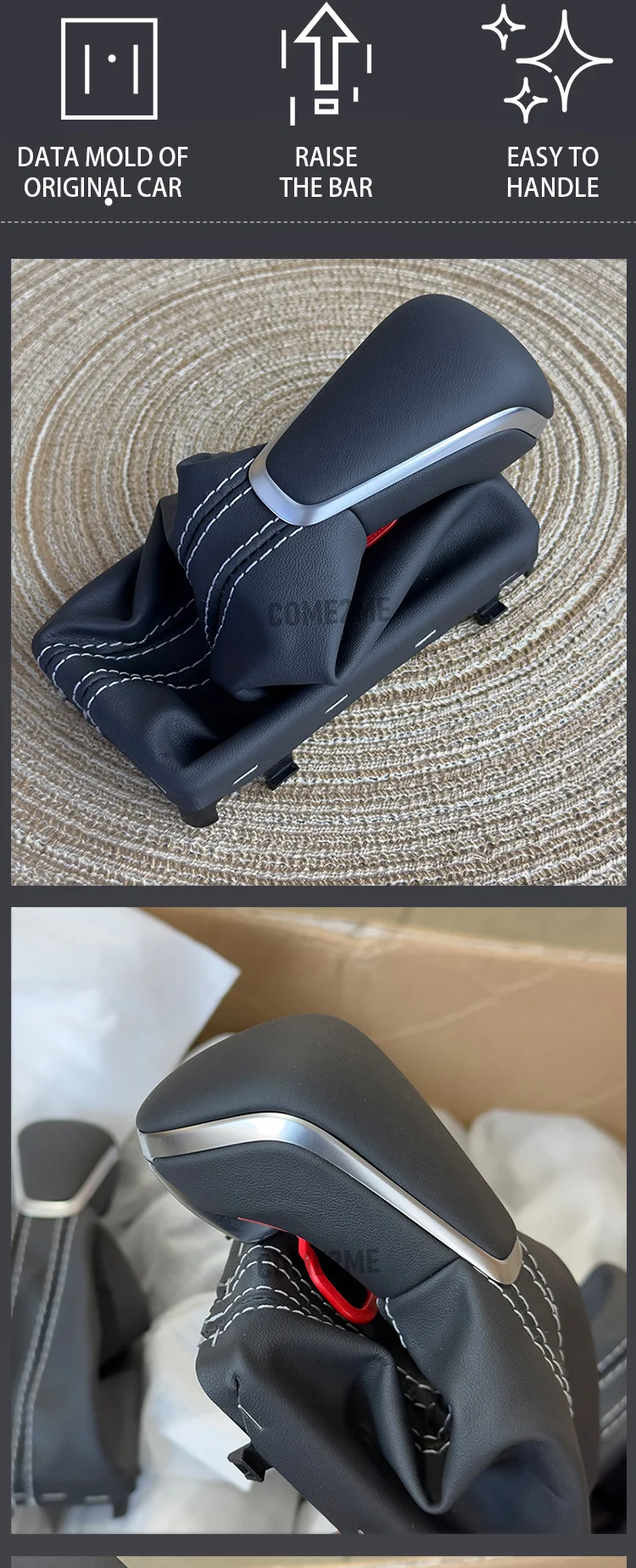 4G1713139 For Audi NEW A7 A6 PA STYLE C7 2016 2017 2018 Black Gear Shift Knob wi
