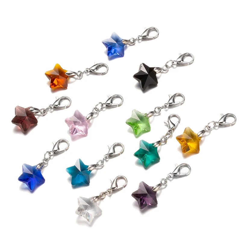

5/10 шт. 32 мм кристаллические трехмерные бриллиантовые подвески, брелок для DIY браслетов ручной работы, изготовление ювелирных изделий, аксессуары для рукоделия