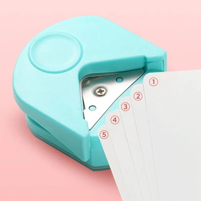 Taglierina per Angoli Arrotondati R4, Perforatore Portatile per Carta, Utensile per Bordi Angolati, per Foto, Scrapbook, Ufficio, Fai-da-Te, Artigianato - immagine 5