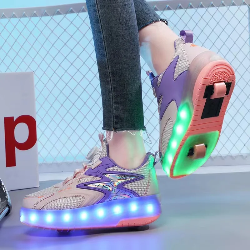 usb-charging-two-wheels-blade-detachable-luminous-sneakers-led-light-roller-skate-shoes-children-kids-flying-sneakers