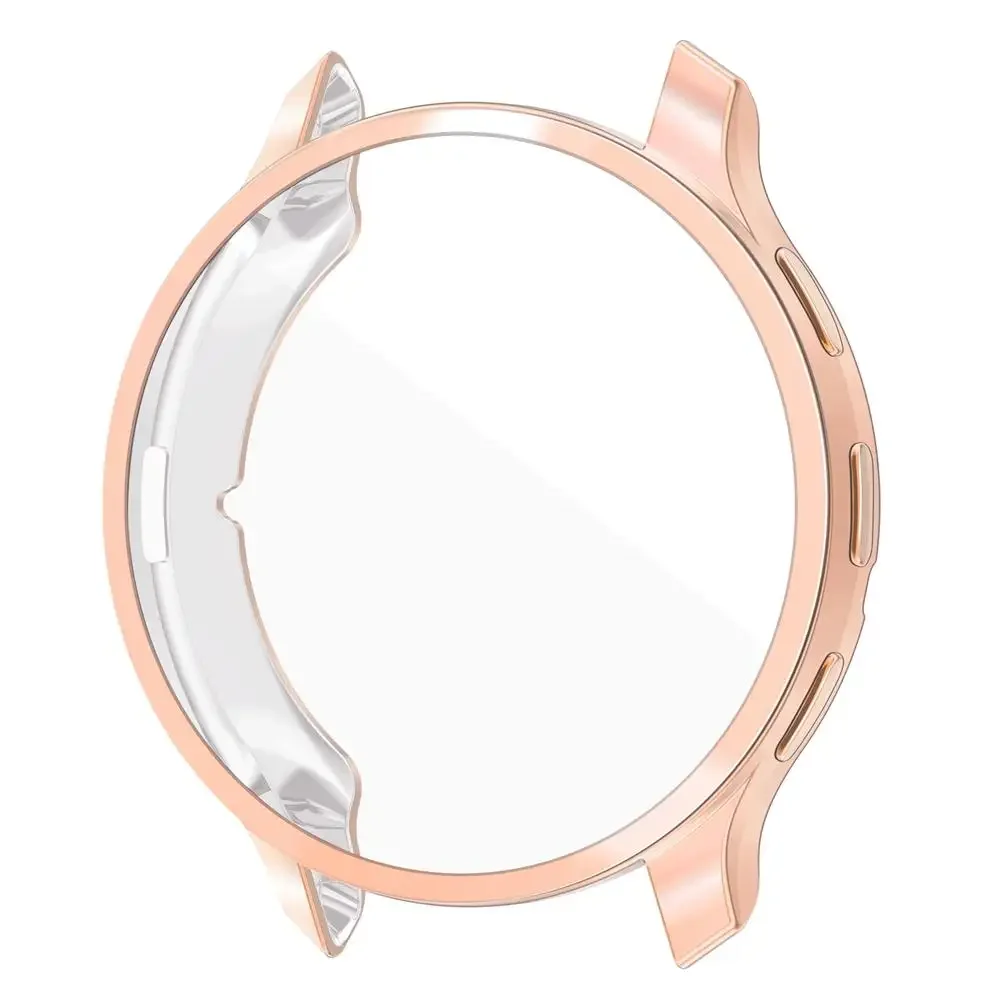 Soft TPU All-Around Protective Smartwatch Case with Anti-Scratch Screen Cover