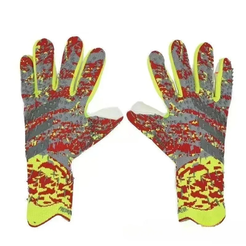 

2024 New Latex Goalkeeper Thickened Football Professional Protection Adults Teenager Goalkeeper Soccer Goalie Gloves Accessories