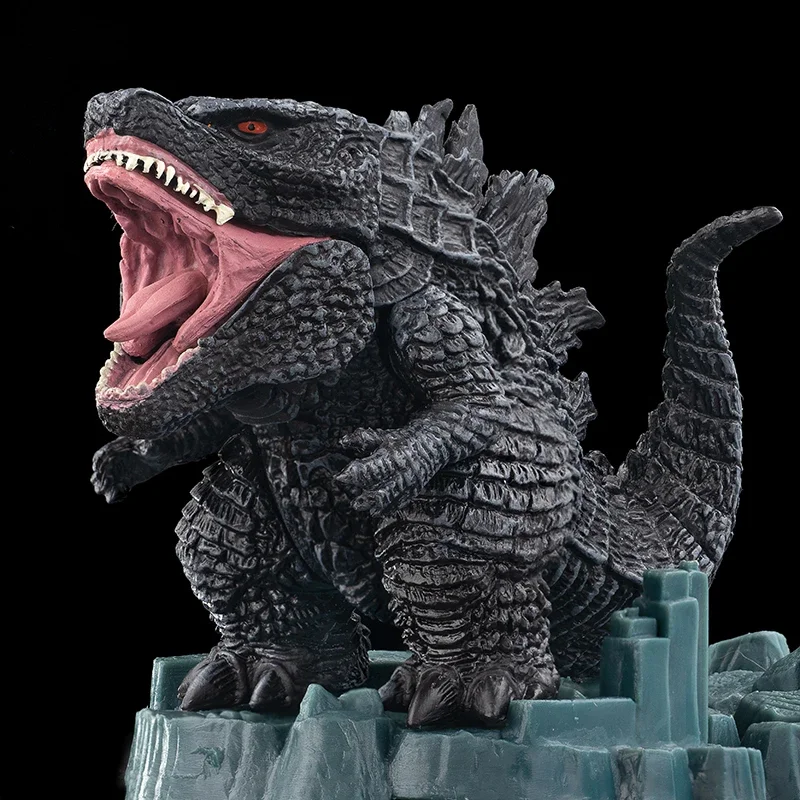 Фото Японские фигурки Bandai Godzilla Vs. King Kong, игрушки 10 см, версия из ПВХ, Модель King Ghidorah, Детская кукла, декоративный подарок №2