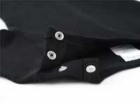 Kavkas Solid Black Baby Rompers Unisex 0-18M Full Sleeve Clothes One Piece 100% Cotton Overalls Infant Jumpsuit 4