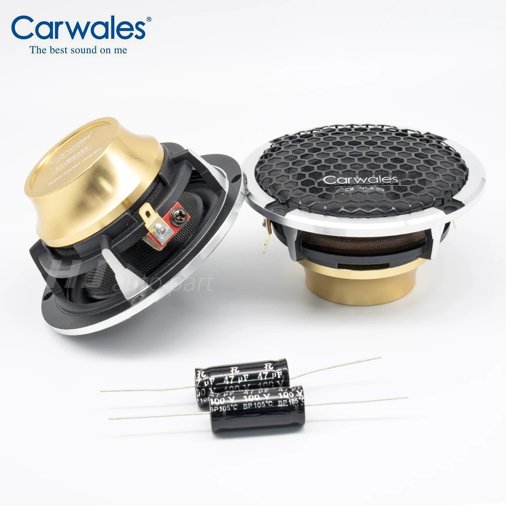 2pcs 3.5 Inch Midrange Speaker 80W rms power Car Audio Sound System Speaker audio horn High Fidelity Pure Vocal