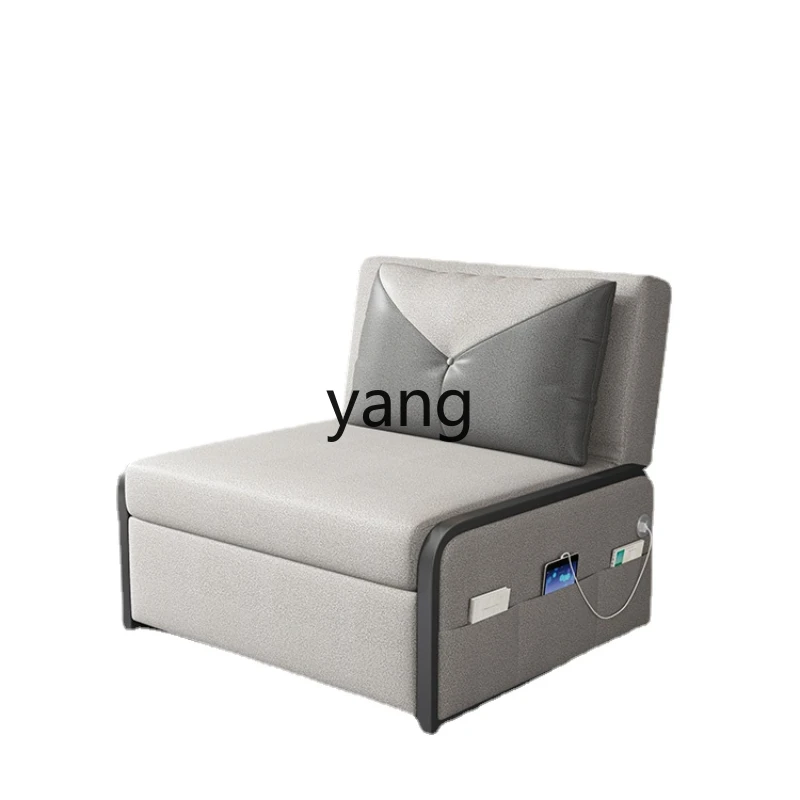 

CX Office Retractable Single Sofa Bed Foldable Dual-Purpose Small Apartment Balcony Bed with Rollers